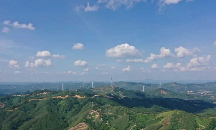 钦北五宁一期80MW风电项目实现全容量并网