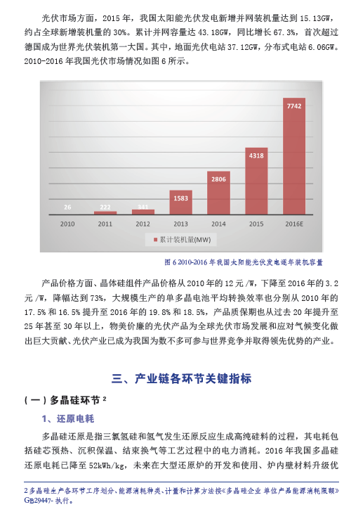 中国光伏产业发展路线图（2016年版）